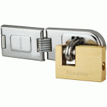 MORAILLON À DOUBLE CHARNIÈRE AVEC CADENAS EN LAITON - MASTER LOCK