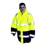 PARKA FLUO L 3M-JAUNE ET BLEU - DOUBLEE XXL