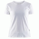 T-SHIRT FEMME BLANC TAILLE S - 330410291000S - BLAKLADER