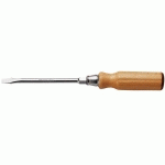 TOURNEVIS MANCHE BOIS POUR VIS À FENTE 8X150MM 270MM - FACOM - ATHH.8X150