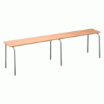 BANC BOIS MÉLAMINÉ SYLLAB - L.200 X H.46 CM - TAILLE 6 - CM2/ COLLÈGE /LYCÉE