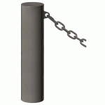 BORNE BARCELONE Ø 16 CM 1 ANNEAU - ZINC GRIS PROCITY - PROCITY