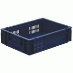 BAC GERBABLE NORME EUROPE 10 L PAROIS AJOURÉES FOND AJOURÉ 400X300X114 - MANUTAN EXPERT