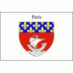 DRAPEAU PARIS : DIMENSIONS - 50 X 75 CM