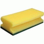 EPONGE DE NETTOYAGE CLASSIC, 150 X 70 MM, JAUNE - LOT DE 40