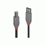 LINDY CÂBLE USB 2.0 TYPE A VERS B, ANTHRA LINE, 2M
