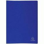 PROTÈGE-DOCUMENT BLEU PP SOUPLE POCHETTES OPAQUE 120 VUES A4 - EXACOMPTA