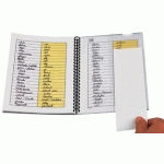 CAHIER VOCABULAIRE OXFORD COLOR LIFE A5 RÉGLURE SPÉCIAL VOCABULAIRE 96 PAGES RELIURE SPIRALE COUVERTURE CARTE COLORIS ASSORTIS - LOT DE 10