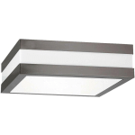 RABALUX - LAMPE DE MUR / PLAFOND EN DEHORS DE GRAPHITE PLASTIQUE MÉTAL STUTTGART B: 28,5CM H: 28,5CM IP44