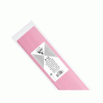 LOT DE 10 - PAPIER DE SOIE, SACHET DE 8 FEUILLES PLIÉES 18G/M2 AU FORMAT 50X75CM - ROSE MOYEN