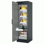 ARMOIRE SÉCURITÉ Q-PEGASUS-90 Q90.195.060.WDAC GRIS/VERT - ASECOS