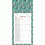 CALENDRIER COLOR DESIGN 2020 À FEUILLETS MENSUELS DÉTACHABLES 28,5 X 15 ,5 CM SUR SUPPORT IMPRIMÉ 41 X 19 CM - 2021 - VISUEL - LOT DE 10