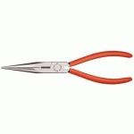 PINCE À BECS DEMI-RONDS 200MM AVEC TRANCHANT - PVC - TÊTE POLIE - KNIPEX