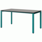TABLE MALIBU 160X80 T6 SOUDÉ ST ANTIB BÉTO F186/NO BLEU 5018