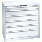 ARMOIRE BLANC PUR 1023X725X1000 AVEC 6 TIR. 75KG - LISTA