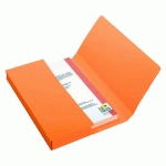 CHEMISE POCHETTE À SOUFFLET CARTE OXFORD 24 X 32 CM ORANGE VIF - PAQUET DE 50