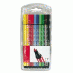 ETUI CHEVALET 10 FEUTRES DE COLORIAGE STABILO PEN 68 - POINTE MOYENNE - COLORIS ASSORIS