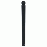 POTELET BOOPI TÊTE BOULE MÉTAL HTR 1 M Ø 90 MM - GRIS 7016 - BUTON DESIGN