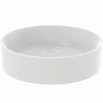 VASQUE À POSER - RONDE - 45 X 45 CM - SOIE BLANCHE/BLANC MAT - CONCA IDEAL STANDARD