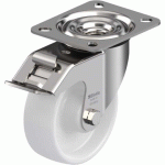 BLICKLE - ROULETTE PIVOTANTE À FREIN Ø 100MM BANDAGE POLYAMIDE PA 6.6 150KG - LEX-PO 100XR-FI