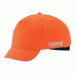 CASQUETTE COQUÉE - ORANGE HAUTE VISIBILITÉ - UVEX U-CAP SPORT HI-VIZ - TAILLE 60/63 UVEX