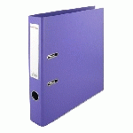CLASSEUR À LEVIER CARTONNÉ BRUNEAU A4 - DOS 5 CM VIOLET
