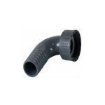 COUDE PVC CANNELÉ FEMELLE 1'' X 25