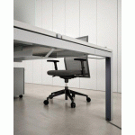 GOULOTTE PASSE-CÂBLES VERTICALE POUR PIEDS ARKO ANTHRACITE