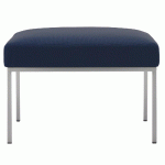 POUF ATRIUM TISSU M1 BLEU MARINE - MANUTAN COLLECTIVITÉS