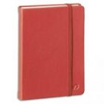 QUO VADIS CARNET HABANA BROCHURE RIGIDE 224 PAGES LIGNÉES 10X15 COUVERTURE ROUGE EMBOITÉE+ÉLASTIQUE