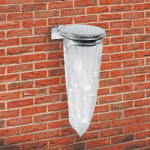 SUPPORT SAC POUBELLE ROSSIGNOL ACIER GALVANISÉ À CHAUD AVEC COUVERCLE 110 L