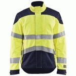 VESTE HAUTE VISIBILITÉ JAUNE FLUORESCENT/MARINE TAILLE 4XL - BLAKLADER