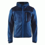 VESTE DE TRAVAIL TRICOTÉE À CAPUCHE MARINE/MARINE TAILLE XXL - BLAKLADER