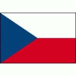 DRAPEAU RÉPUBLIQUE TCHÈQUE : DIMENSIONS - 60 X 90 CM