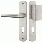 ENSEMBLE SUR PLAQUE SALOME HOME ENTRAXE 195MM PALIÈRE CLÉ I INOX - HERACLES - B-SALOME-09
