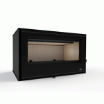 INSERT À BOIS 9 KW - AVEC KIT VENTILATION ET CADRE 4LV - C-895-S VISEU TERMOFOC