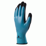 LOT DE 12 - GANTS POUR TRAVAUX EN MILIEU HUILEUX ET GRAISSEUX DELTA PLUS WET & DRY VV636BL TAILLE 10 - LA PAIRE