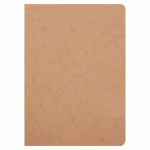 LOT DE 5 - CAHIER PIQUÉ AGE BAG A4 96 PAGES UNI - TABAC