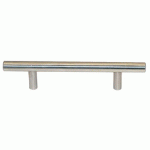 POIGNÉE DE MEUBLE - DIAMÈTRE 12 MM-E 448MM-INOX BRICOZOR