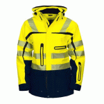 PROJOB 6417 PARKA 3 COUCHES - EN ISO 20471 CLASSE 3/2 JAUNE/MARINE - TAILLE XL