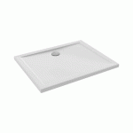 RECEVEUR DE DOUCHE EXTRA-PLAT 100X80CM EN CÉRAMIQUE - BLANC - CAMILLE JACOB DELAFON