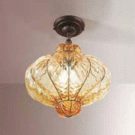 SIRU PLAFONNIER SULTANO EN VERRE DE MURANO 37 CM