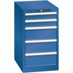 ARMOIRE BLEU GENT. 411X572X700 AVEC 5 TIR. 75KG _ 78.420.090 - LISTA