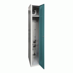 ARMOIRE SÉCHANTE IP 1 COLONNE À CLÉ TURQUOISE - MANUTAN COLLECTIVITÉS