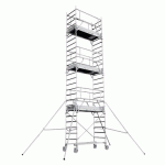 ECHAFAUDAGE ROULANT ALUMINIUM TOTEM 2 LINE 180- 6.85M-8.85M TUBESCA