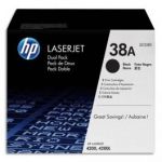 HP LOT DE 2 CARTOUCHES NOIRES LASER [Q1338D]