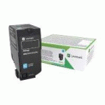 LEXMARK 74C2SCE CARTOUCHE DE TONER 1 PIÈCE(S) ORIGINAL CYAN - TONER AUTHENTIQUE