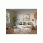 LIT LEMAND  BLANC 80X200 CM