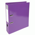 LOT DE 10 - CLASSEUR À LEVIER CARTONNÉ EXACOMPTA IDERAMA A4 MAXI - DOS 7 CM VIOLET