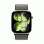 APPLE MFFJ4ZM/A ACCESSOIRE INTELLIGENT À PORTER SUR SOI BANDE VERT NYLON, POLYESTER RECYCLÉ, SPANDEX